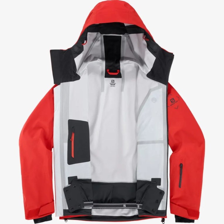 Chaquetas De Esquí Salomon Outlaw 3L Shell Hombre Rojos | MX ZBVU175